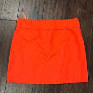 J Crew Factory Orange Skirt (size 6)